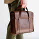 Минималистичная деловая мужская сумка арт. Clint ручной работы из натуральной винтажной кожи коричневого цвета Clint_green фото 1 Boorbon
