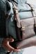 Функциональный мужской рюкзак ручной работы арт. Oksford из хлопка и натуральной винтажной кожи серого цвета Oksford_grey_crz фото 4 Boorbon