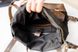 Функциональный мужской рюкзак ручной работы арт. Oksford из хлопка и натуральной винтажной кожи коричневого цвета Oksford_grey_crz фото 7 Boorbon