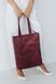 Классическая женская сумка шоппер арт. 603 ручной работы из натуральной винтажной кожи бордового цвета 603_green фото 7 Boorbon