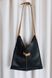 Классическая женская сумка шоппер арт. 606 S ручной работы из натуральной фактурной кожи черного цвета 606_black_flotar фото 9 Boorbon