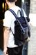 Функціональний чоловічий рюкзак ручної роботи арт. Oksford з бавовни і натуральної вінтажної шкіри чорного кольору Oksford_grey_crz фото 2 Boorbon