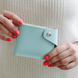 Місткий гаманець ручної роботи арт. 101 блакитного кольору із натуральної шкіри з легким матовим ефектом 101_bordo фото 1 Boorbon