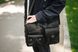 Стильная и функциональная мужская сумка арт. 642 ручной работы из натуральной винтажной кожи черного цвета 642_brown фото 2 Boorbon