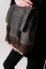 Универсальный мужской рюкзак ручной работы арт. 507 из натуральной винтажной кожи темно-серого цвета 507_grey_crazy фото 8 Boorbon