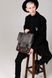 Универсальный мужской рюкзак ручной работы арт. 507 из натуральной винтажной кожи темно-серого цвета 507_grey_crazy фото 4 Boorbon