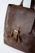 Изящный женский рюкзак ручной работы арт. 521 из натуральной винтажной кожи коричневого цвета 521_brown фото 7 Boorbon