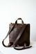 Изящный женский рюкзак ручной работы арт. 521 из натуральной винтажной кожи коричневого цвета 521_brown фото 8 Boorbon