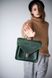 Жіноча ділова сумка арт. 640 ручної роботи з натуральної вінтажної шкіри зеленого кольору 640_brown_crzhh фото 6 Boorbon