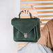 Жіноча ділова сумка арт. 640 ручної роботи з натуральної вінтажної шкіри зеленого кольору 640_brown_crzhh фото 1 Boorbon
