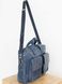 Мужская винтажная деловая сумка арт. 623 ручной работы из натуральной кожи синего цвета 623_blue фото 10 Boorbon