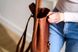 Універсальний жіночий рюкзак ручної роботи арт. 507 з натуральної вінтажної шкіри коньячного кольору 507_brown_crh фото 5 Boorbon