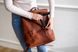 Універсальний жіночий рюкзак ручної роботи арт. 507 з натуральної вінтажної шкіри коньячного кольору 507_brown_crh фото 4 Boorbon