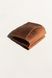 Миниатюрный кошелек ручной работы арт. 107 коньячного цвета из натуральной винтажной кожи 107_fist фото 3 Boorbon