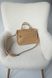 Зручна і стильна жіноча сумка арт. 639 ручної роботи з натуральної шкіри кольору капучино 639_bordo фото 3 Boorbon