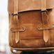 Вместительный мужской городской рюкзак ручной работы арт. 501 из натуральной винтажной кожи коньячного цвета 501_black_crz фото 7 Boorbon