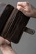 Стильне портмоне ручної роботи арт. 202 коричневого кольору з натуральної вінтажної шкіри 202_black_sav фото 5 Boorbon
