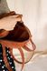 Стильный женский мини-рюкзак ручной работы арт. 519 коньячного цвета из натуральной винтажной кожи 519_black_savage фото 10 Boorbon