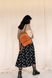 Стильный женский мини-рюкзак ручной работы арт. 519 коньячного цвета из натуральной винтажной кожи 519_black_savage фото 5 Boorbon