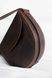 Элегантная женская сумка арт. 631 из натуральной винтажной кожи коричневого цвета 631_black фото 2 Boorbon