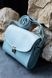 Миниатюрная сумка арт. Lilu из натуральной кожи с легким глянцевым эффектом голубого цвета Lilu_capuccino_kaiser фото 8 Boorbon