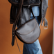 Елегантна жіноча сумка арт. 631 із натуральної вінтажної шкіри коричневого кольору 631_black фото 1 Boorbon