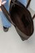 Вместительная женская сумка шоппер арт. 603i коричневого цвета из натуральной винтажной кожи 603i_black_crzhh фото 8 Boorbon
