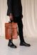 Стильный городской мужской рюкзак ручной работы арт. Francis коньячного цвета из натуральной винтажной кожи Francis_cogn фото 4 Boorbon