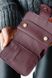 Жіночий гаманець ручної роботи арт. 103 бордового кольору з натуральної вінтажної шкіри 103_bordo_kaizer фото 4 Boorbon