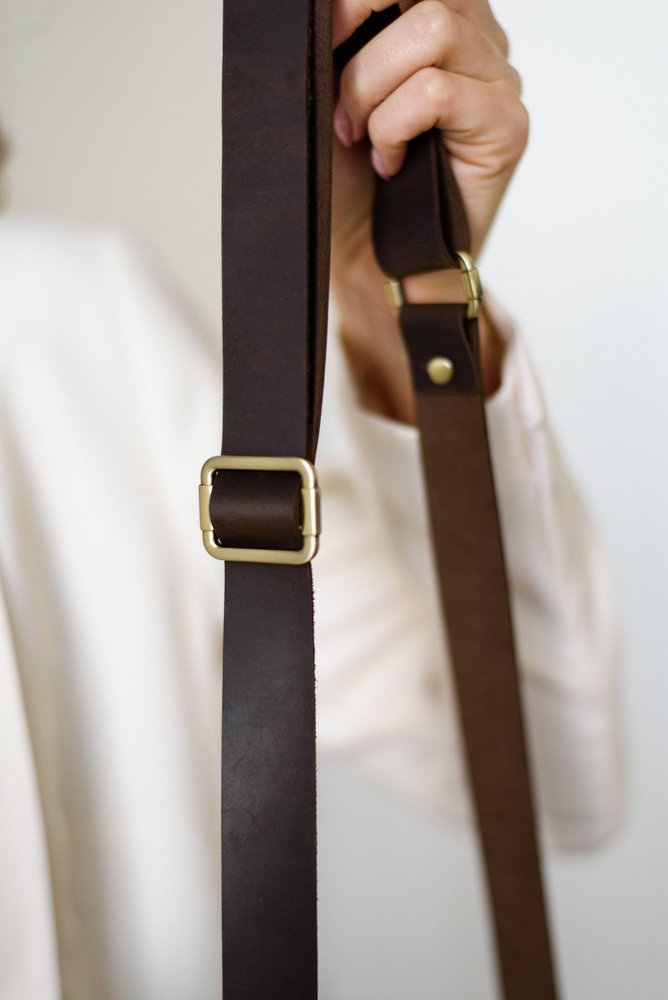 Миниатюрная сумка арт. Lilu из натуральной винтажной кожи коричневого цвета Lilu_capuccino_kaiser Boorbon