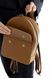 Стильный женский мини-рюкзак ручной работы арт. 519 коньячного цвета из натуральной кожи с легким матовым эффектом 519_black_savage фото 13 Boorbon