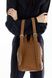 Стильный женский мини-рюкзак ручной работы арт. 519 коньячного цвета из натуральной кожи с легким матовым эффектом 519_black_savage фото 9 Boorbon