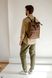Стильный мужской рюкзак ручной работы арт. Lumber из натуральной винтажной кожи коричневого цвета lumber_cognk фото 3 Boorbon