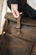 Стильный мужской рюкзак ручной работы арт. Lumber из натуральной винтажной кожи коричневого цвета lumber_cognk фото 5 Boorbon