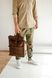 Стильный мужской рюкзак ручной работы арт. Lumber из натуральной винтажной кожи коричневого цвета lumber_cognk фото 4 Boorbon