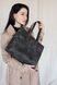 Містка жіноча сумка шоппер арт. 603i темно-сірого кольору з натуральної вінтажної шкіри 603i_black_crzhh фото 6 Boorbon