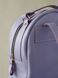 Женский мини-рюкзак ручной работы арт.520 из натуральной кожи с легким глянцевым эффектом лавандового цвета 520_khaki фото 7 Boorbon