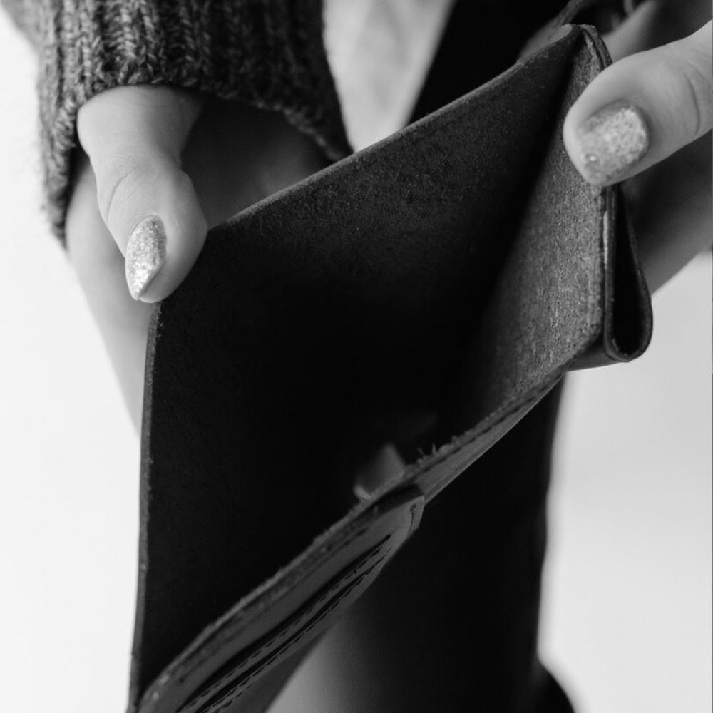 Чоловічий гаманець ручної роботи арт. 103 темно-сірого кольору з натуральної вінтажної шкіри 103_bordo_kaizer Boorbon