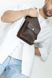 Чоловіча сумка-кобура арт. Holster коричневого кольору із натуральної вінтажної шкіри Holster_haki фото 3 Boorbon