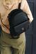 Женский мини-рюкзак ручной работы арт.520 из натуральной кожи с легким матовым эффектом черного цвета 520_khaki фото 3 Boorbon