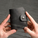 Мужской кошелек ручной работы арт. 103 темно-серого цвета из натуральной винтажной кожи 103_bordo_kaizer фото 1 Boorbon