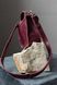Женская деловая миниатюрная сумка арт. 640mini ручной работы из винтажной натуральной кожи бордового цвета 640mini_brown фото 10 Boorbon