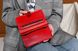 Стильне жіноче портмоне ручної роботи арт. 202 червоного кольору із натуральної шкіри з легким глянцевим ефектом 202_cogn_crzh фото 2 Boorbon