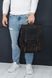 Вместительный мужской городской рюкзак ручной работы арт. 501 из натуральной винтажной кожи коричневого цвета 501_black_crz фото 6 Boorbon