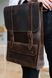 Вместительный женский рюкзак ручной работы арт. 510 из натуральной винтажной кожи коричневого цвета 510_bordo фото 4 Boorbon
