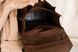 Женская деловая миниатюрная сумка арт. 640mini ручной работы из винтажной натуральной кожи коричневого цвета 640mini_brown фото 2 Boorbon
