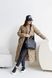 Жіноча сумка бриф кейс арт. Daily з натуральної шкіри з вінтажним ефектом чорного кольору Daily_grey фото 2 Boorbon