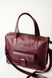 Универсальная женская деловая сумка арт. 604n ручной работы из натуральной винтажной кожи бордового цвета 604n_cognk_krast фото 5 Boorbon