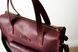 Универсальная женская деловая сумка арт. 604n ручной работы из натуральной винтажной кожи бордового цвета 604n_cognk_krast фото 6 Boorbon