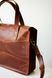 Универсальная женская деловая сумка арт. 604n ручной работы из натуральной винтажной кожи коньячного цвета 604n_cognk_krast фото 8 Boorbon